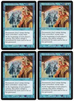 Mist of Stagnation x4 4x 2002 Judgment PLAYSET Blue Rare Enchantment MTG NM AZ1 - Image 1