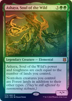 Ashaya, Soul of the Wild Foil - Near Mint - MTG Zendikar Rising - ZNR - Image 1