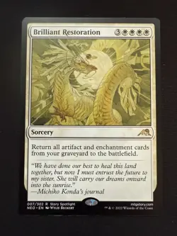Brilliant Restoration 7 - R - Kamigawa: Neon Dynasty - Normal - MTG - LP - Image 1