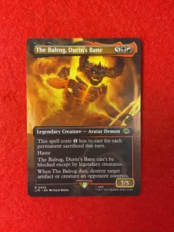 The Balrog, Durin's Bane - Borderless - The Lord of the Rings - Magic - MTG - Image 1