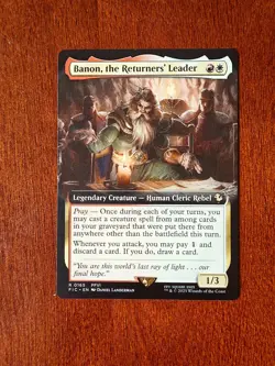 Banon, the Returners' Leader (Extended Art) Commander: Final Fantasy MTG - Image 1