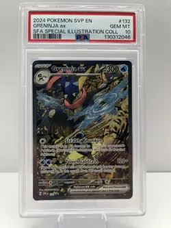 2024 POKEMON SVP PROMO SPECIAL ILLUSTRATION COLLECTION #132 GRENINJA EX PSA 10 - Image 1