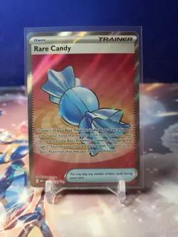 Rare Candy 175/132 Me01: Mega Evolution Holo Full Art Pokemon TCG - Image 1