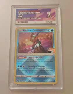 Pokemon TCG Radiant Greninja Prize Pack Series 3 046/189 Holo Radiant Rare - Image 1