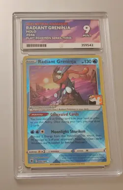 Pokemon TCG Radiant Greninja Prize Pack Series 3 046/189 Holo Radiant Rare - Image 2