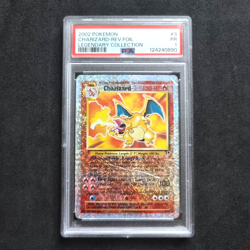 2002 Charizard #3/110 Legendary Collection Reverse Holo Rare - Pokemon TCG PSA 1 - Image 1