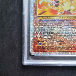 2002 Charizard #3/110 Legendary Collection Reverse Holo Rare - Pokemon TCG PSA 1 - Image 3