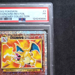 2002 Charizard #3/110 Legendary Collection Reverse Holo Rare - Pokemon TCG PSA 1 - Image 5