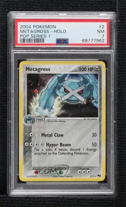 Metagross Holo Pokemon POP Series 1 PSA 7 2004 - Image 1