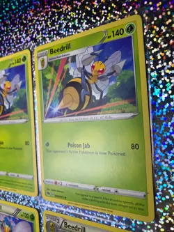 Pokemon TCG Regular Non-Holo Beedrill: XY Rare 5/146; Champions Path 004/073 - Image 3