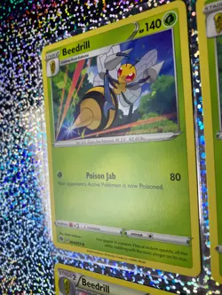 Pokemon TCG Regular Non-Holo Beedrill: XY Rare 5/146; Champions Path 004/073 - Image 4