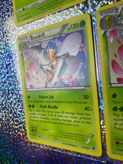 Pokemon TCG Regular Non-Holo Beedrill: XY Rare 5/146; Champions Path 004/073 - Image 5