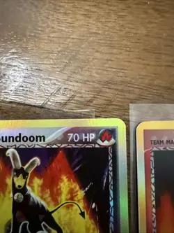 Pokemon TCG Team Magma’s Houndour And Houndoom Reverse Holo Lot; NM - Image 4