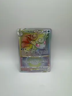 Pokemon TCG: Alolan Vulpix VSTAR (Secret) - 197/195 - SWSH Silver Tempest - NM - Image 1