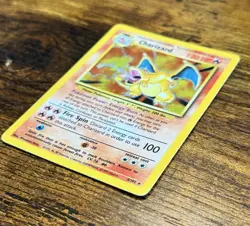 Charizard Holo Base Set 1999 Wotc 4/102 Vintage Rare Pokemon GOOD CONDITION! - Image 3