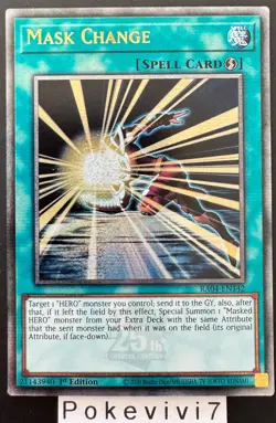 Carte YU-GI-OH! MASK CHANGE RA04-EN142 QCSR NEUF - Image 1