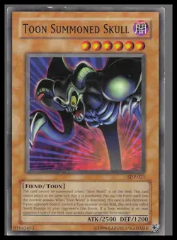 Yugioh Starter Deck: Pegasus #SDP-021 Toon Summoned Skull - Image 1