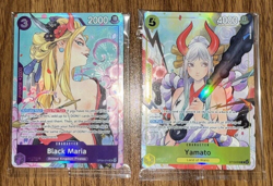 One Piece TCG Illustration Box Vol. 2 Promo Cards - Black Maria & Yamato SEALED - Image 1