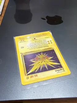Pokemon TCG Zapdos Fossil Holo Card 15/62 VGC Condition 1999 WOTC Vintage Rare. - Image 2