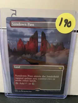 Sundown Pass | MTG Innistrad: Crimson Vow (Borderless) #285 | M/NM - Image 3