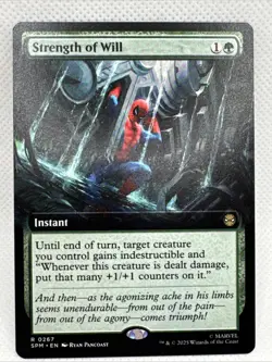 MTG - NM - Strength of Will (Extended Art) Marvel's Spider-Man Regular - Image 1