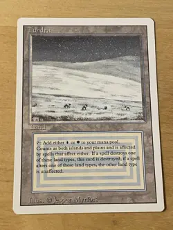 Tundra * 3rd Edition / Revised MTG Magic the Gathering NM - Image 1