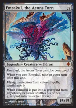 Emrakul, the Aeons Torn - Medium Play MTG Rise of the Eldrazi - Image 1