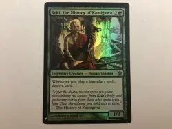 MTG The List REKI, THE HISTORY OF KAMIGAWA Foil NM (3101) Graded Power - Image 1