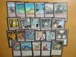 MTG Fallen Empires Complete Set Mostly NM 187 Cards - Image 1