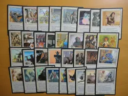 MTG Fallen Empires Complete Set Mostly NM 187 Cards - Image 4