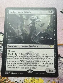 MTG Sedgemoor Witch - 86 / English / Near Mint - Image 1