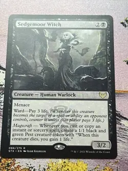 MTG Sedgemoor Witch - 86 / English / Near Mint - Image 2