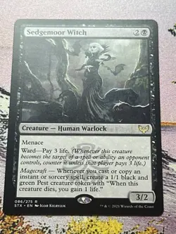 MTG Sedgemoor Witch - 86 / English / Near Mint - Image 5