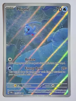 Phione 175/167 Illustration Rare Twilight Masquerade Pokemon TCG & Bonus Card - Image 2