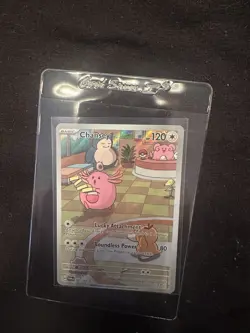 Pokemon TCG Chansey 187/167 Illustration Rare - Twilight Masquerade NM/Mint - Image 1