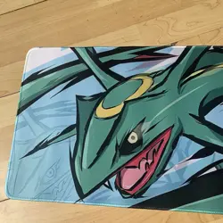 Rayquaza Rubber Playmat Play Mat For Tcg Trading Card Game Pokemon Mouse Pad - Image 2