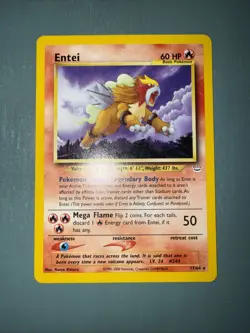 Pokemon Tcg Entei 17/64 Neo Revelation 2001 Non Holo Rare NM - Image 1