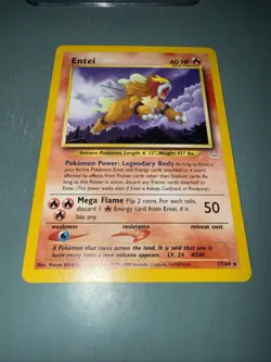 Pokemon Tcg Entei 17/64 Neo Revelation 2001 Non Holo Rare NM - Image 2
