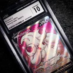 Alcremie V Full Art - 064/072 Shining Fates - Pokemon Card CGC 10 Gem Mint - Image 1