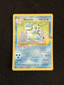 Pokemon TCG Blastoise Holo Rare Card 2/102 Celebrations Classic Collection - Image 1
