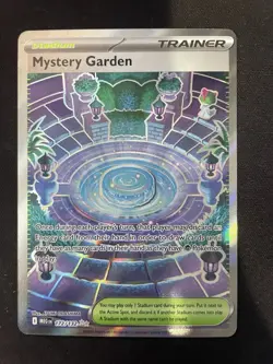 Pokemon Trainer Mystery Garden 172/132 Me01: Mega Evolution Ultra Rare Holo - Image 1