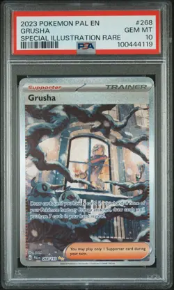 2023 POKEMON PAL EN-PALDEA EVOLVED SPECIAL ILLUSTRATION RARE #268 GRUSHA PSA 10 - Image 1
