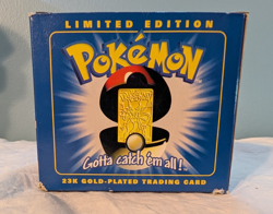 Pokemon Mewtwo 23K Gold Plated Card Burger King 1999 Factory Seald - Image 4