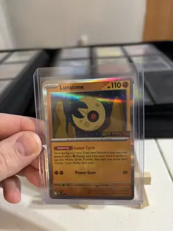 Lunatone (Mega Evolution Build & Battle Box) Pokemon Black Star (MEP) Promo #004 - Image 1