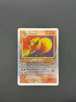 Flareon 2002 Legendary Collection Reverse holo Pokemon Card TCG 10/110 - Image 1