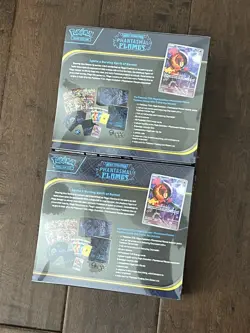 Phantasmal Flames Pokemon Center ETB Elite Trainer Box Set Lot of 2 New IN HAND - Image 3