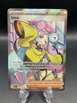 Pokemon TCG Iono Scarlet & Violet Paldea Evolved Holo Ultra Rare Card 254/193 - Image 1