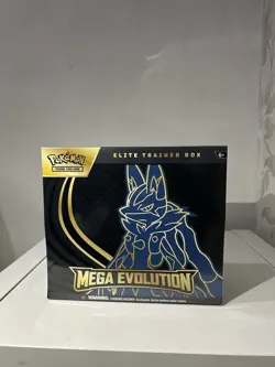 Pokemon TCG Mega Evolutions Lucario Elite Trainer Box ETB Factory Sealed - Image 1