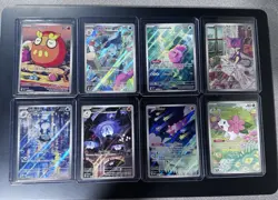 Pokemon TCG Illustration Rare Lot of 8 Cards NM Near Mint Scarlet Violet - Image 1