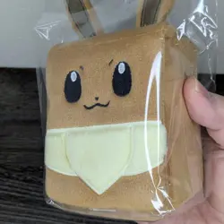 Pokemon Center Plush Deck Case Eevee TCG Official Card Holder Japan Limited - Image 1